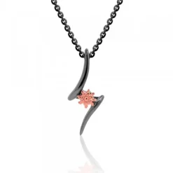 Colgante Tximist de Rutenio y Plata Rosa*Eguzkilore Sale