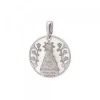 Colgante Virgen de Arrate Nácar y Plata 30mm*Eguzkilore Sale