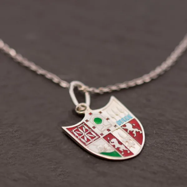 Colgante Zazpiak Bat de Plata con Esmalte Personalizable*Eguzkilore Sale