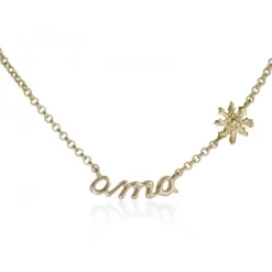 Collar Ama de Plata Dorada*Eguzkilore Discount