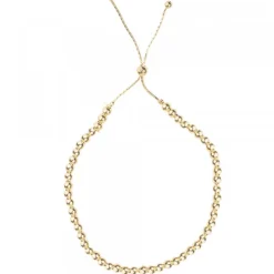 Collar Bolitas Plata Dorada*Eguzkilore Best