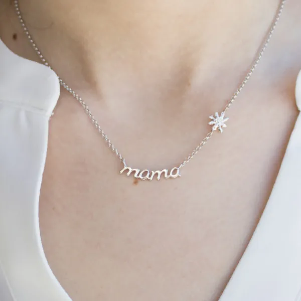 Collar Mamá de Plata*Eguzkilore New