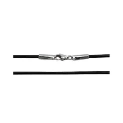 Cordón Cuero Negro 2mm*Eguzkilore Hot