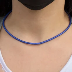 Cordón de Cuero Azul*Eguzkilore Online