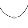 Gargantilla Anuk Cuero Negro y Plata*Eguzkilore Clearance