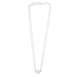 Gargantilla Anuk Doble Cadena de Plata*Eguzkilore Best