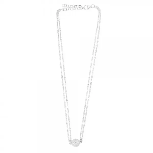 Gargantilla Anuk Doble Cadena de Plata*Eguzkilore Best