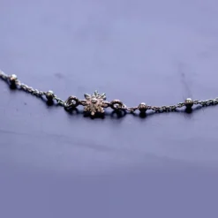 Gargantilla de Plata con Cadena de Bolitas*Eguzkilore Best