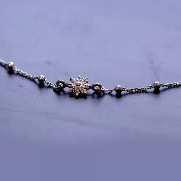 Gargantilla de Plata con Cadena de Bolitas*Eguzkilore Best