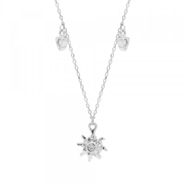 Gargantilla Oro Blanco y Brillantes*Eguzkilore Online
