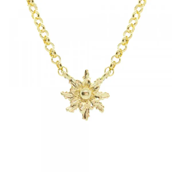 Gargantilla Plata Dorada 8mm*Eguzkilore Outlet