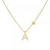 Gargantilla Inicial Oro con Cadena 40cm*Eguzkilore Sale