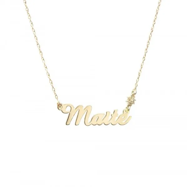 Gargantilla Izena 5 Letras Oro 18kt. Personalizable*Eguzkilore Discount