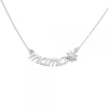 Gargantilla Mamá Oro Blanco y Diamante*Eguzkilore Sale
