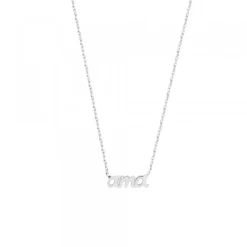 Gargantilla Mini Ama Plata | Exclusivo Online*Eguzkilore Hot