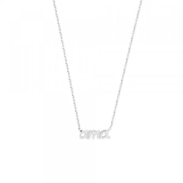 Gargantilla Mini Ama Plata | Exclusivo Online*Eguzkilore Hot