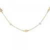 Gargantilla Mountain de Plata Dorada y Perlas*Eguzkilore Discount