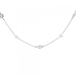 Gargantilla Mountain de Plata y Perlas*Eguzkilore Discount