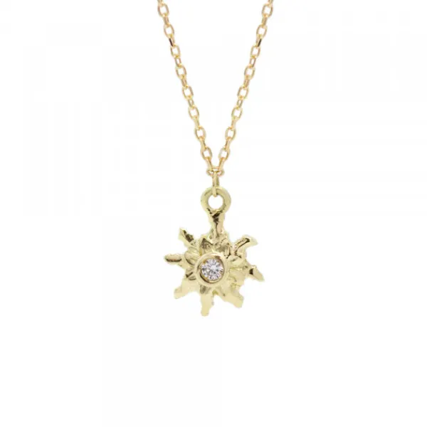 Gargantilla Oro Motivos con Brillantes*Eguzkilore Sale