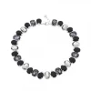 Gargantilla Queen 3 Plata y Cristales Oscuros*Eguzkilore Hot