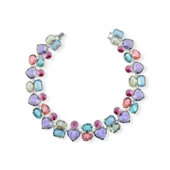 Gargantilla Queen Plata y Cristales Multicolor*Eguzkilore Outlet