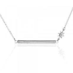 Gargantilla Zubi Plata con Personalizable*Eguzkilore