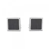 Gemelos Viceroy Cuadrados Acero Negro*Eguzkilore Discount