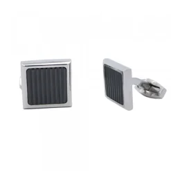 Gemelos Viceroy Cuadrados Acero Negro*Eguzkilore Discount
