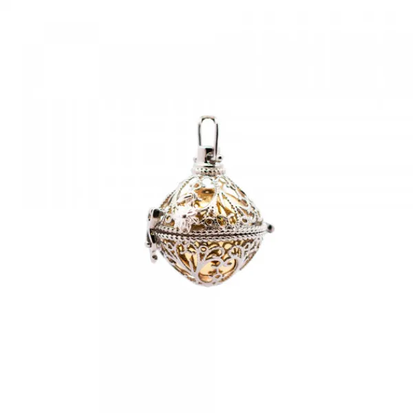Llamador de Ángeles Ovalado con Bola Dorada y Mariposa Personalizable*Eguzkilore Discount
