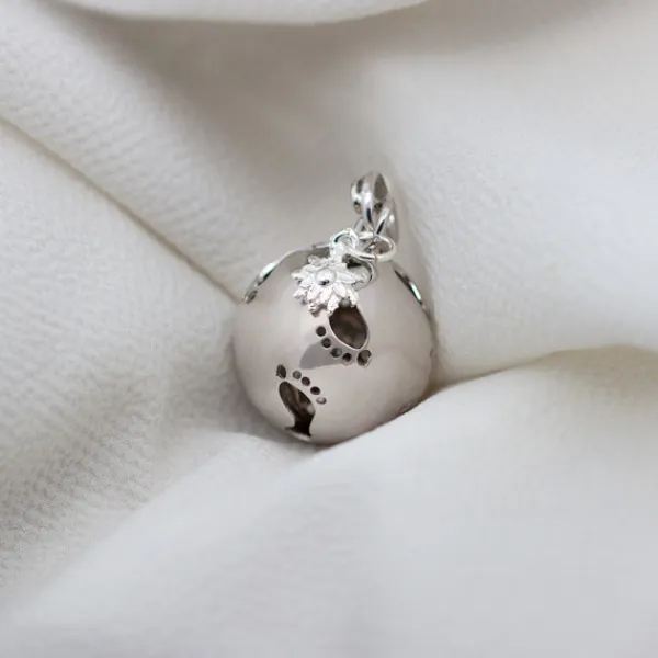Llamador de Ángeles Piecitos Plata*Eguzkilore Best