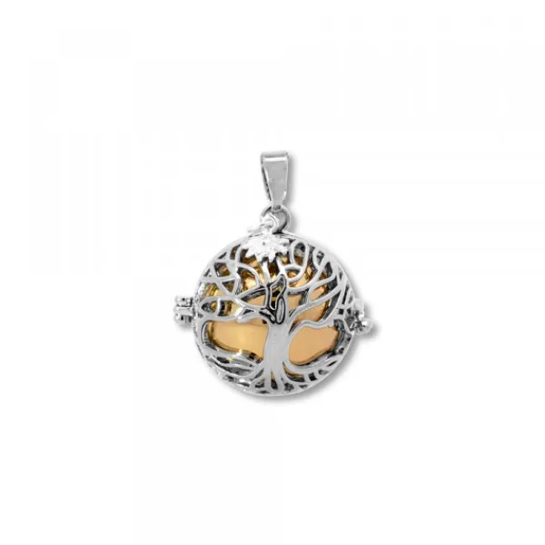 Llamador de Ángeles Árbol de la Vida Dorado con Mariposa Personalizable*Eguzkilore Hot