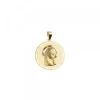 Medalla Calada Virgen Niña Oro 15mm Personalizable*Eguzkilore Hot