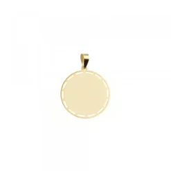 Medalla Calada Virgen Niña Oro 15mm Personalizable*Eguzkilore Hot