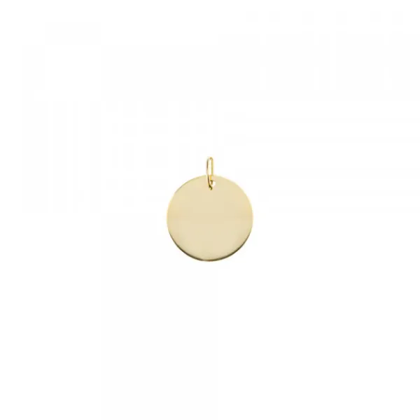 Medalla Oro y Blanco 12mm Personalizable*Eguzkilore Sale