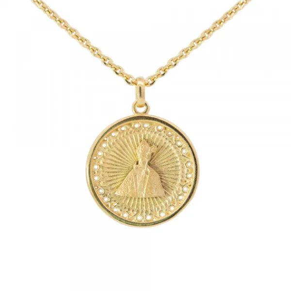 Medalla San Fermín de Plata Dorada Personalizable*Eguzkilore Best