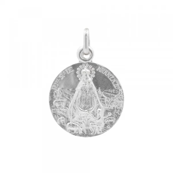 Medalla Virgen Aranzazu Plata 20mm*Eguzkilore Discount