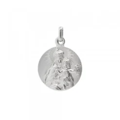 Medalla Virgen del Carmen Plata 17mm*Eguzkilore New