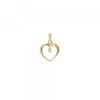 Mini Colgante Corazón Calado Oro y Brillante 9mm*Eguzkilore Discount