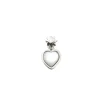 Mini Colgante Corazón y Plata*Eguzkilore New