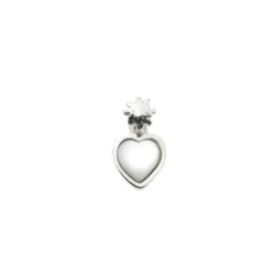 Mini Colgante Corazón y Plata*Eguzkilore New