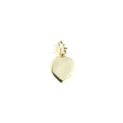 Mini Colgante Corazón y Plata Dorada*Eguzkilore Online