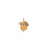 Mini Colgante Mari Lore Plata Dorada y Cristales Marrones*Eguzkilore Discount