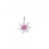 Mini Colgante Mountain Plata Esmalte Rosa*Eguzkilore Hot