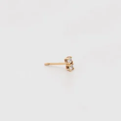 Mini Trepador Oro Doble Circonita*Eguzkilore Discount