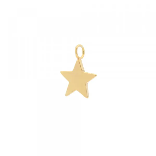Pack Colgante y Pendientes Estrella de Plata Dorada*Eguzkilore New