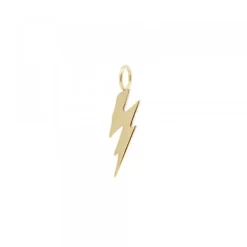 Pack Colgante y Pendientes Rayo de Plata Dorada*Eguzkilore Online