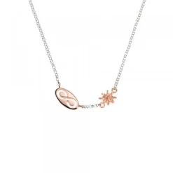 Pack Madre e Hija Gargantilla Infinito de Plata Rosa*Eguzkilore Outlet
