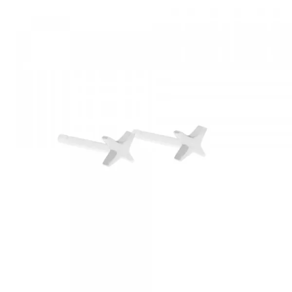 Pack Piercings Estrella 4 Puntas Plata 4 Uds*Eguzkilore Clearance