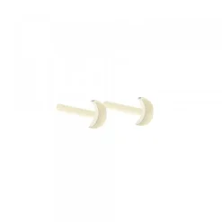 Pack Piercings Media Luna Plata 4 Uds*Eguzkilore Best