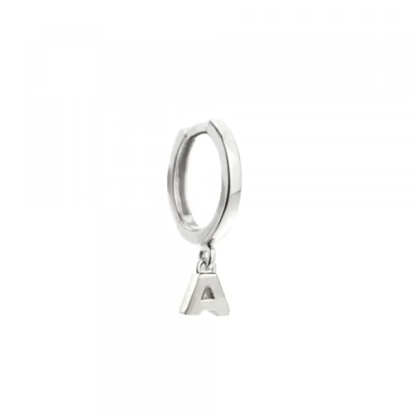 Pendiente Aro Cripa Inicial Plata 11mm*Eguzkilore Clearance